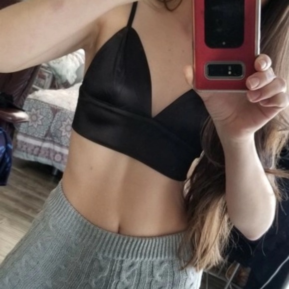 Lace bralette black adjustable straps - Picture 4 of 4